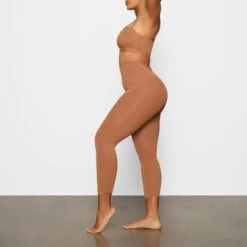 SHEER SCULPT LOW BACK LEGGING | BRONZE -Underwear Specialty Shop SKIMS SHAPEWEAR SH LEG 2556 DA BRZ 0028 SD