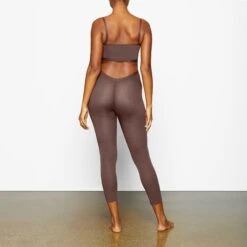 SHEER SCULPT LOW BACK LEGGING | COCOA -Underwear Specialty Shop SKIMS SHAPEWEAR SH LEG 2556 YC COA 0019