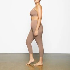 SHEER SCULPT LOW BACK LEGGING | SIENNA -Underwear Specialty Shop SKIMS SHAPEWEAR SH LEG025560 YD SIE 0008