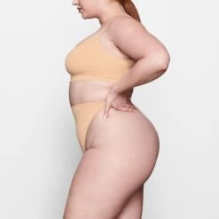 SEAMLESS SCULPT MID WAIST THONG | OCHRE 9 SEAMLESS SCULPT MID WAIST THONG | OCHRE -Underwear Specialty Shop SKIMS SHAPEWEAR SH MWT 0198 MC OCH SD 53e409d8 f45a 48e4 8bb5 ff67f79419b1