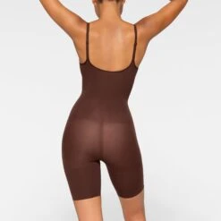 EVERYDAY SCULPT MID THIGH BODYSUIT | COCOA -Underwear Specialty Shop SKIMS SHAPEWEAR SH ONE 2154 JA COA 0018 BK ba2dd8cb 86de 4e1b b381 12bc0e567848