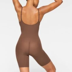 EVERYDAY SCULPT MID THIGH BODYSUIT | JASPER -Underwear Specialty Shop SKIMS SHAPEWEAR SH ONE 2154 JA JSP 0024 BK
