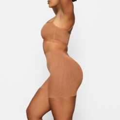 SHEER SCULPT LOW BACK SHORT | BRONZE -Underwear Specialty Shop SKIMS SHAPEWEAR SH SHO 0299 DA BRZ 0009 SD