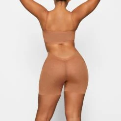 SHEER SCULPT LOW BACK SHORT | BRONZE -Underwear Specialty Shop SKIMS SHAPEWEAR SH SHO 0299 DA BRZ 0015 BK
