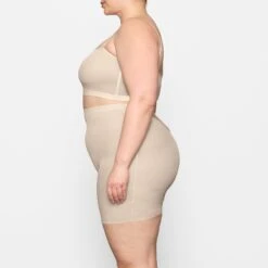 SHEER SCULPT LOW BACK SHORT | SAND -Underwear Specialty Shop SKIMS SHAPEWEAR SH SHO 0299 DC SND 0008 SD