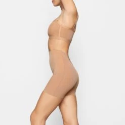 SHEER SCULPT LOW BACK SHORT | OCHRE -Underwear Specialty Shop SKIMS SHAPEWEAR SH SHO 0299 DD OCH 0015 SD