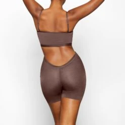 SHEER SCULPT LOW BACK SHORT | COCOA -Underwear Specialty Shop SKIMS SHAPEWEAR SH SHO 0299 YC COA 0019