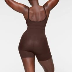 EVERYDAY SCULPT HIGH-WAISTED MID THIGH SHORT | ESPRESSO -Underwear Specialty Shop SKIMS SHAPEWEAR SH SHO 2152 IC ESP 0013 BK
