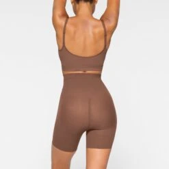 EVERYDAY SCULPT HIGH-WAISTED MID THIGH SHORT | JASPER -Underwear Specialty Shop SKIMS SHAPEWEAR SH SHO 2152 JA JSP 0013 BK