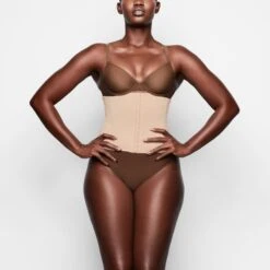 WAIST TRAINER | CLAY -Underwear Specialty Shop SKIMS SHAPEWEAR SH WST 0018 CLA V FR