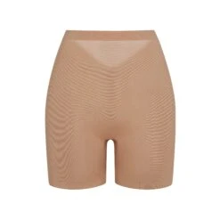 SHEER SCULPT LOW BACK SHORT | OCHRE