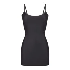 SHINE JERSEY MINI DRESS | ONYX