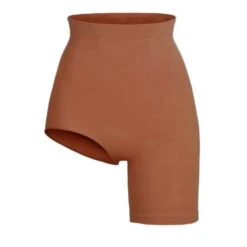 SEAMLESS SCULPT SOLUTION SHORT RIGHT LEG EXPOSED | BRONZE