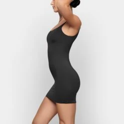 SWIM TANK DRESS | ONYX -Underwear Specialty Shop SKIMS SWIM SW DRS 0005 TC ONX 0014 SD