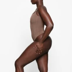 SHEER SCULPT THONG BODYSUIT | JASPER -Underwear Specialty Shop SKIMSSHAPEWEAR SH LBT 0248 YB JSP 0011