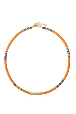 ALLTHEMUST Heishi Tube Necklace