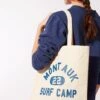 Firstport X Solid & Striped Montauk Surf Camp Canvas Tote -Underwear Specialty Shop montauk surf camp canvas tote 155459